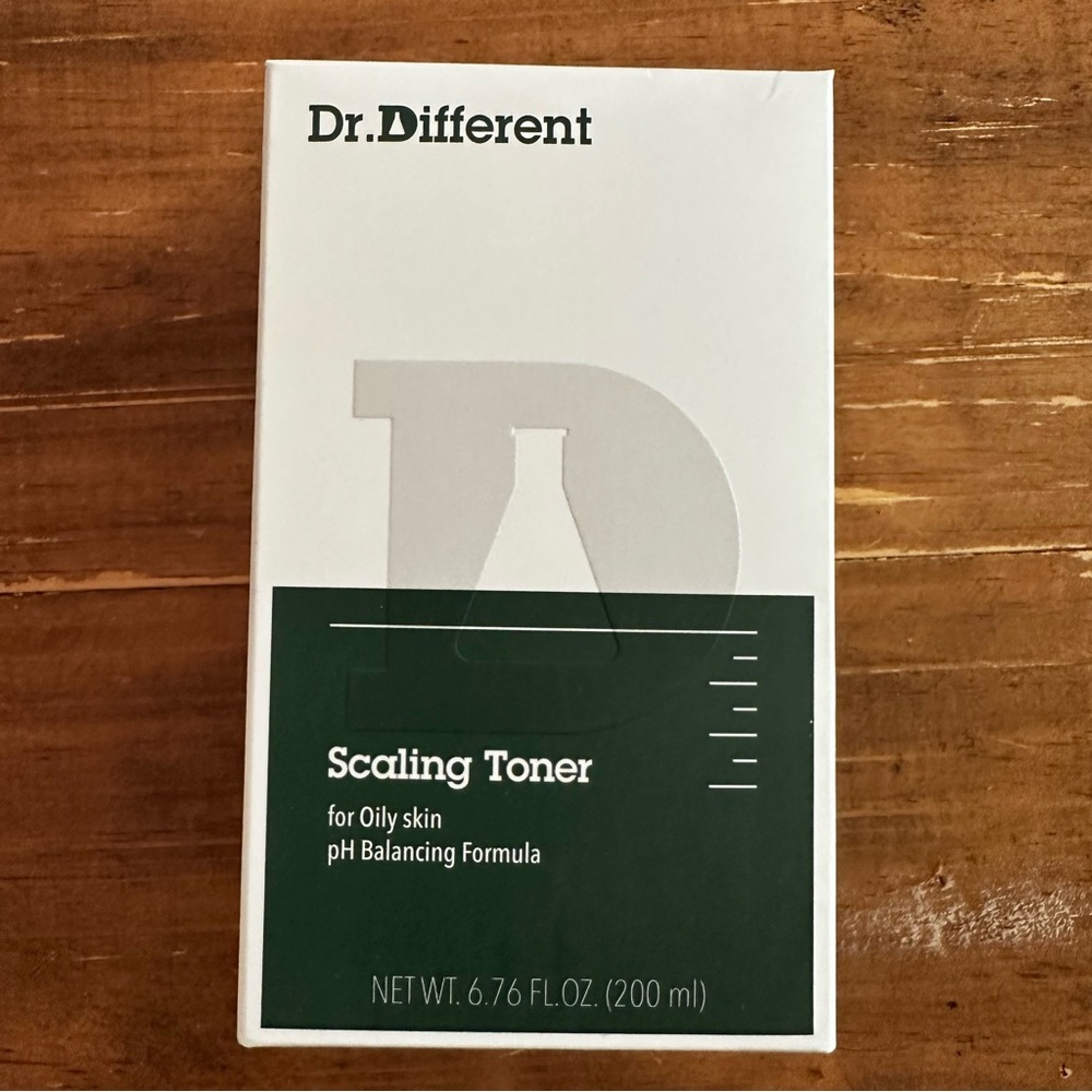 Dr.Different Scaling Toner for Oily Skin pH Balancing Formula 200ml Brand New